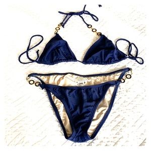 Shoshanna Navy Bikini Set